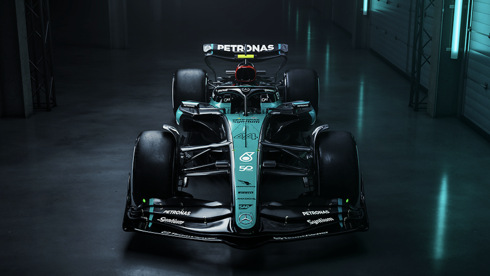 The new Mercedes livery